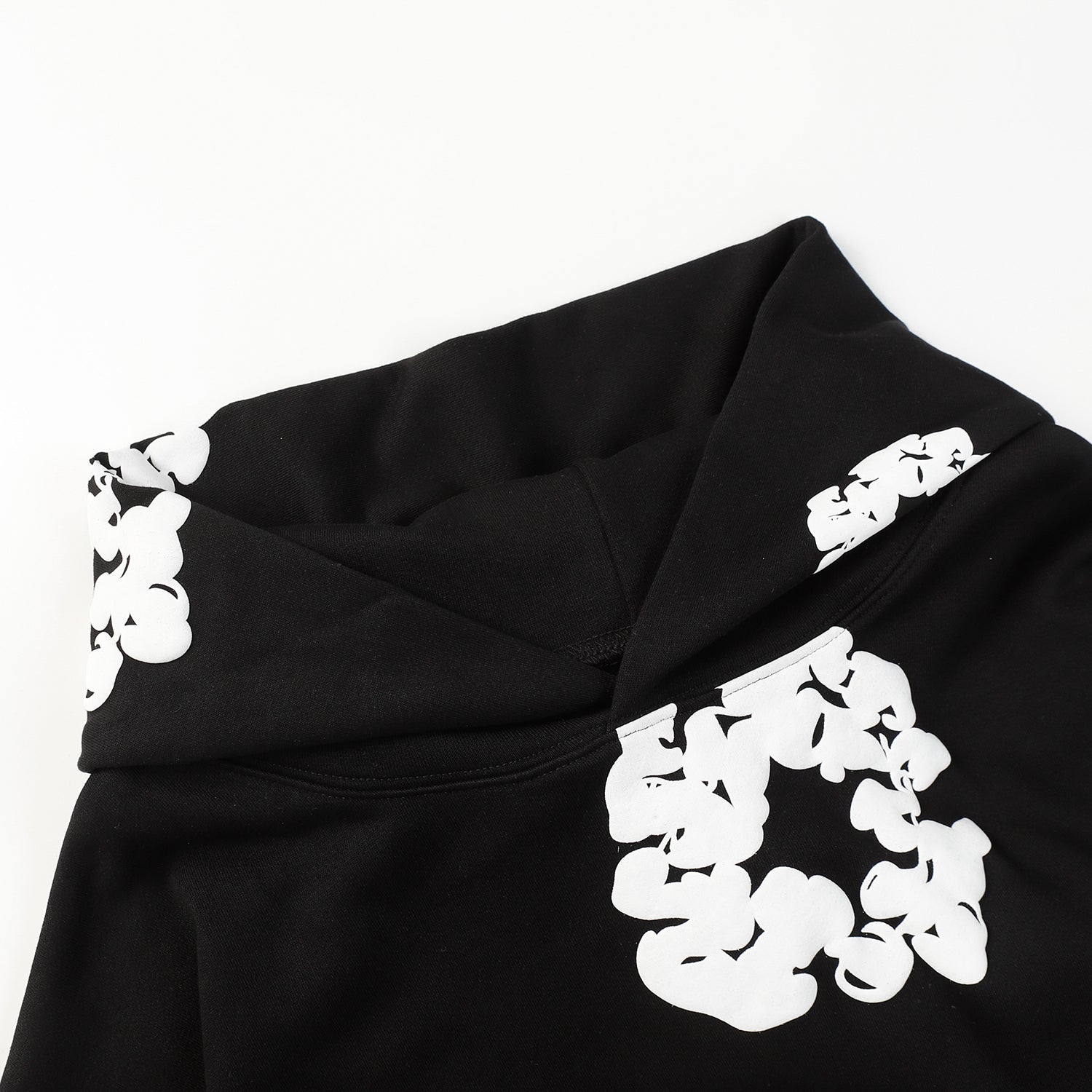 DENIM TEARS COTTON WREATH HOODIE BLACK - Prime Reps