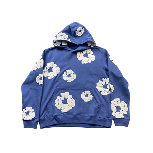 DENIM TEARS COTTON WREATH HOODIE BLUE - Prime Reps