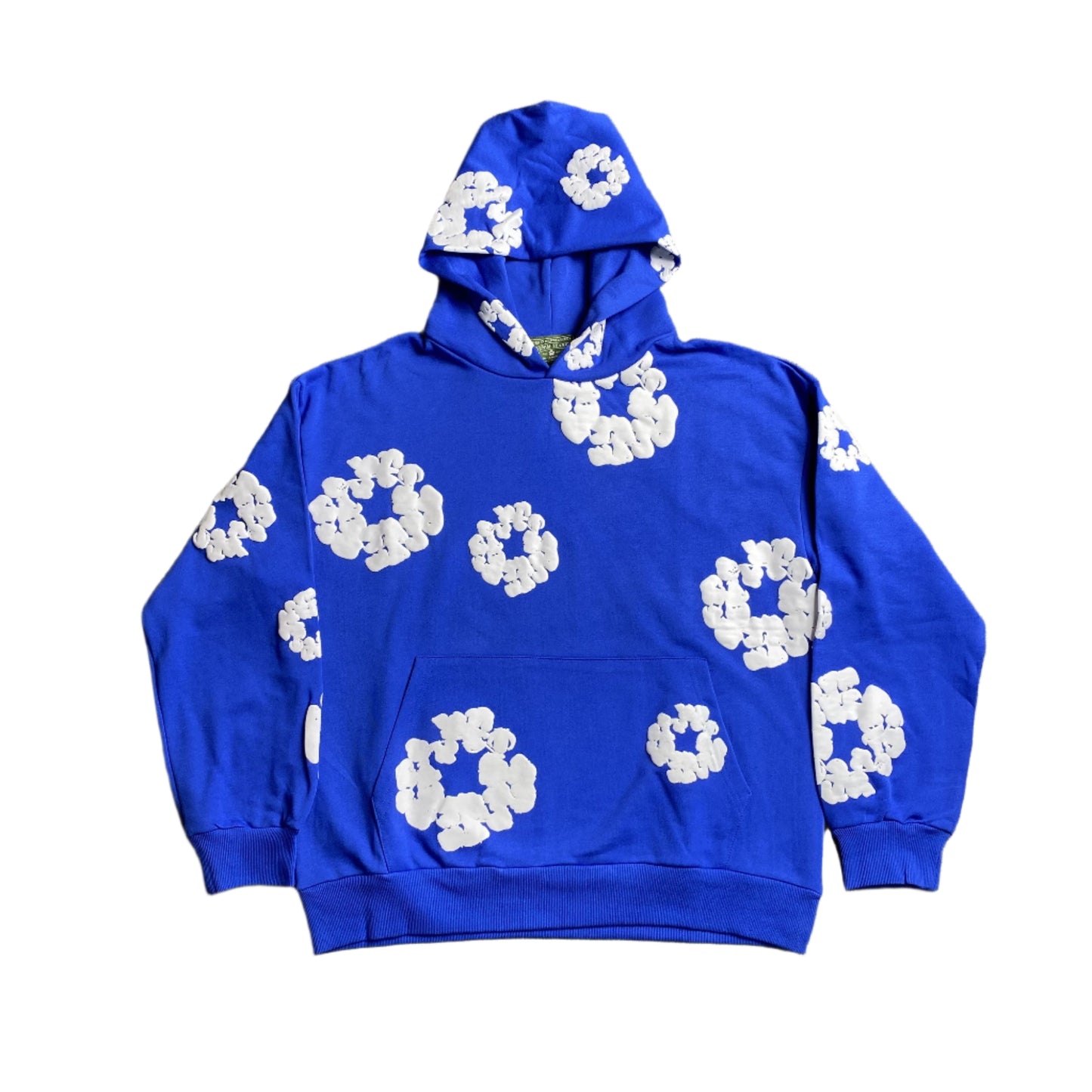 DENIM TEARS COTTON WREATH HOODIE DEEP BLUE - Prime Reps