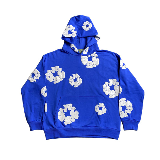 DENIM TEARS COTTON WREATH HOODIE DEEP BLUE - Prime Reps