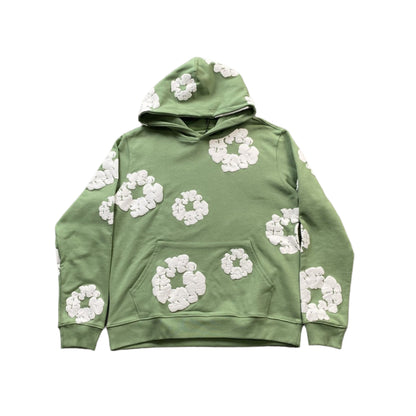 DENIM TEARS COTTON WREATH HOODIE LIGHT GREEN - Prime Reps