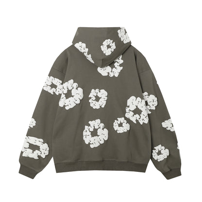 DENIM TEARS COTTON WREATH HOODIE OLIVE - Prime Reps