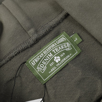 DENIM TEARS COTTON WREATH HOODIE OLIVE - Prime Reps