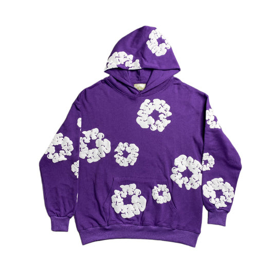 DENIM TEARS COTTON WREATH HOODIE PURPLE - Prime Reps