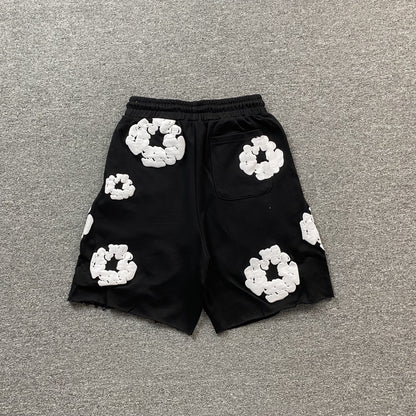 DENIM TEARS COTTON WREATH SHORTS BLACK - Prime Reps