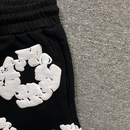 DENIM TEARS COTTON WREATH SHORTS BLACK - Prime Reps