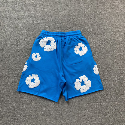 DENIM TEARS COTTON WREATH SHORTS BLUE - Prime Reps