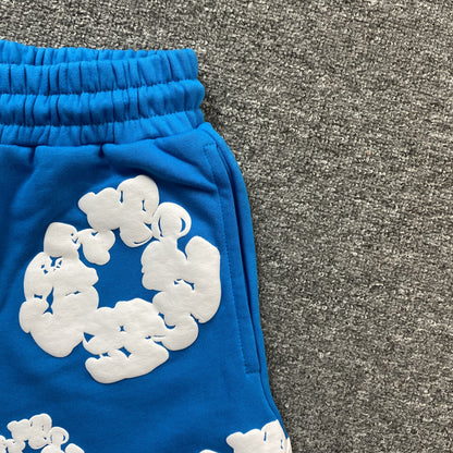 DENIM TEARS COTTON WREATH SHORTS BLUE - Prime Reps