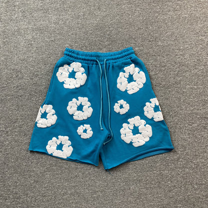 DENIM TEARS COTTON WREATH SHORTS CERULEAN - Prime Reps