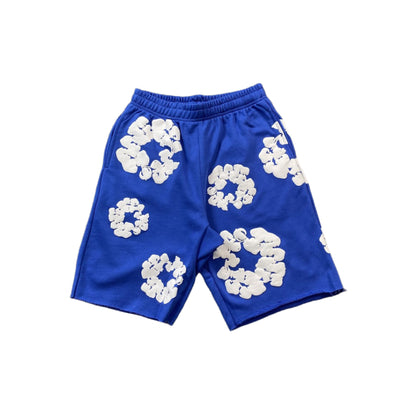 DENIM TEARS COTTON WREATH SHORTS DEEP BLUE - Prime Reps