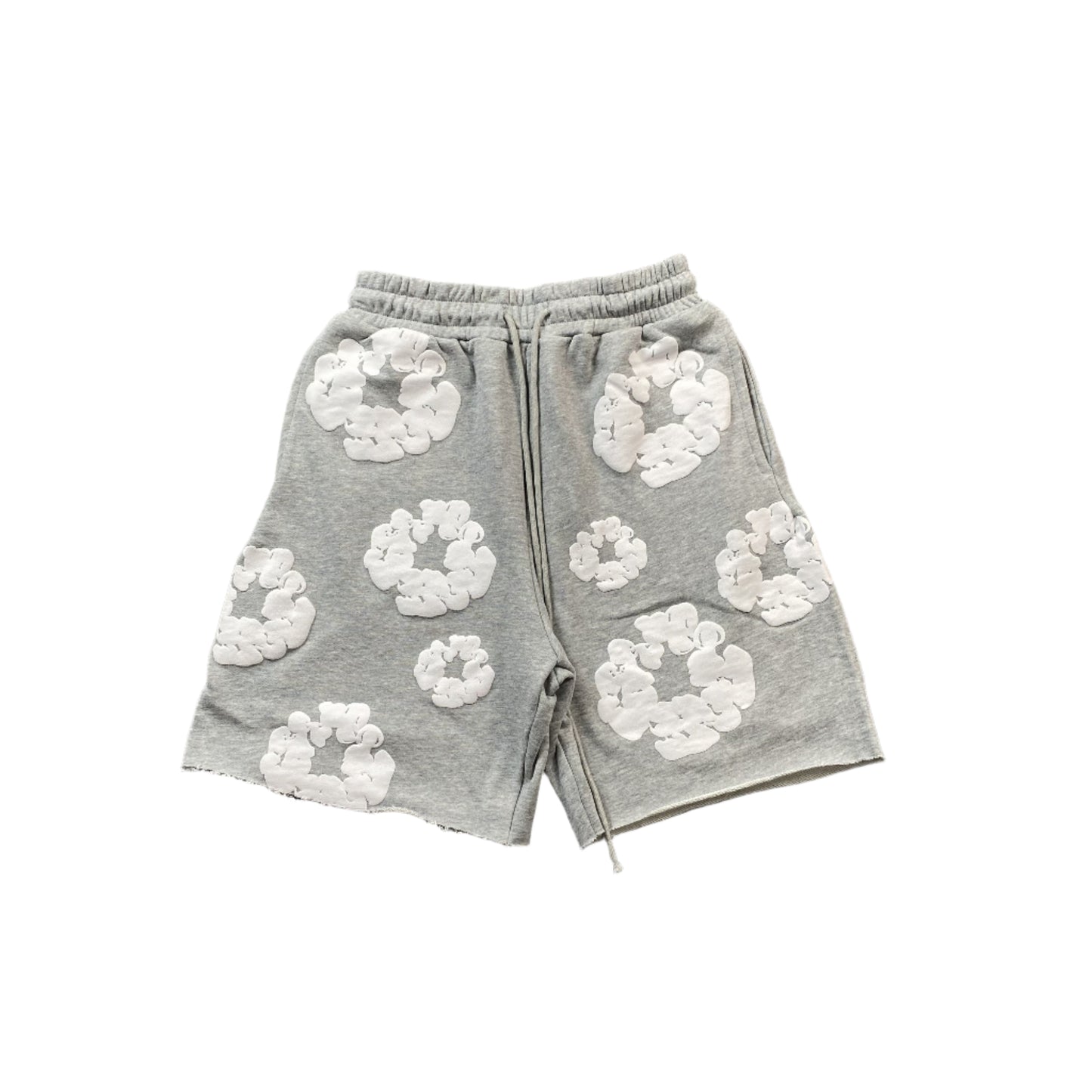 DENIM TEARS COTTON WREATH SHORTS GREY - Prime Reps