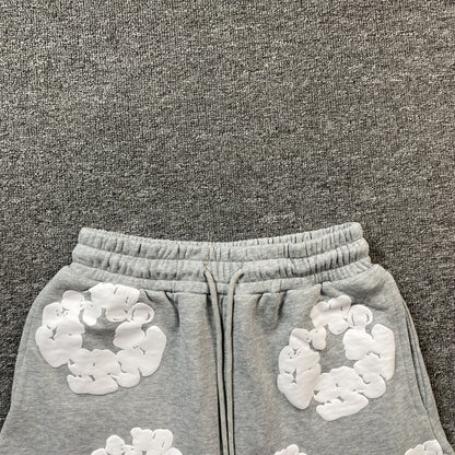 DENIM TEARS COTTON WREATH SHORTS GREY - Prime Reps
