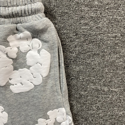 DENIM TEARS COTTON WREATH SHORTS GREY - Prime Reps