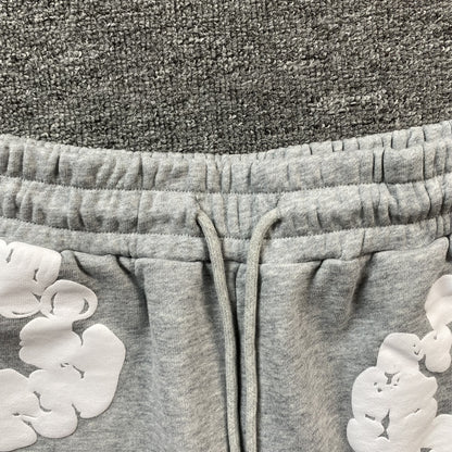 DENIM TEARS COTTON WREATH SHORTS GREY - Prime Reps