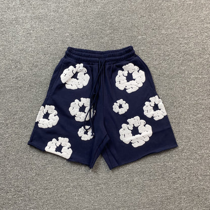 DENIM TEARS COTTON WREATH SHORTS NAVY - Prime Reps