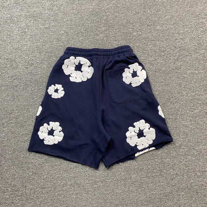 DENIM TEARS COTTON WREATH SHORTS NAVY - Prime Reps