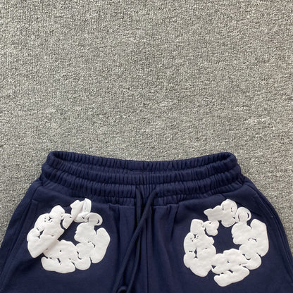 DENIM TEARS COTTON WREATH SHORTS NAVY - Prime Reps