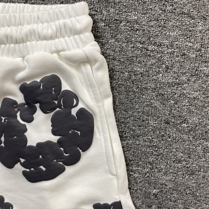 DENIM TEARS COTTON WREATH SHORTS WHITE - Prime Reps