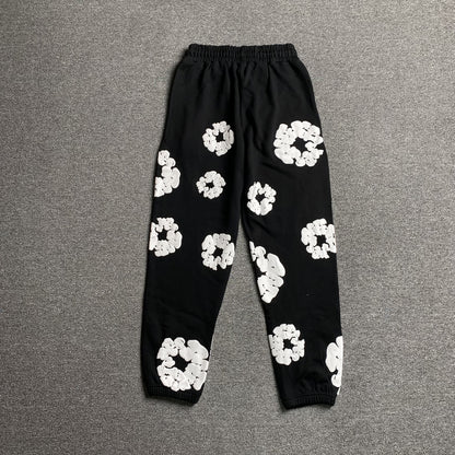 DENIM TEARS COTTON WREATH SWEATPANTS BLACK - Prime Reps