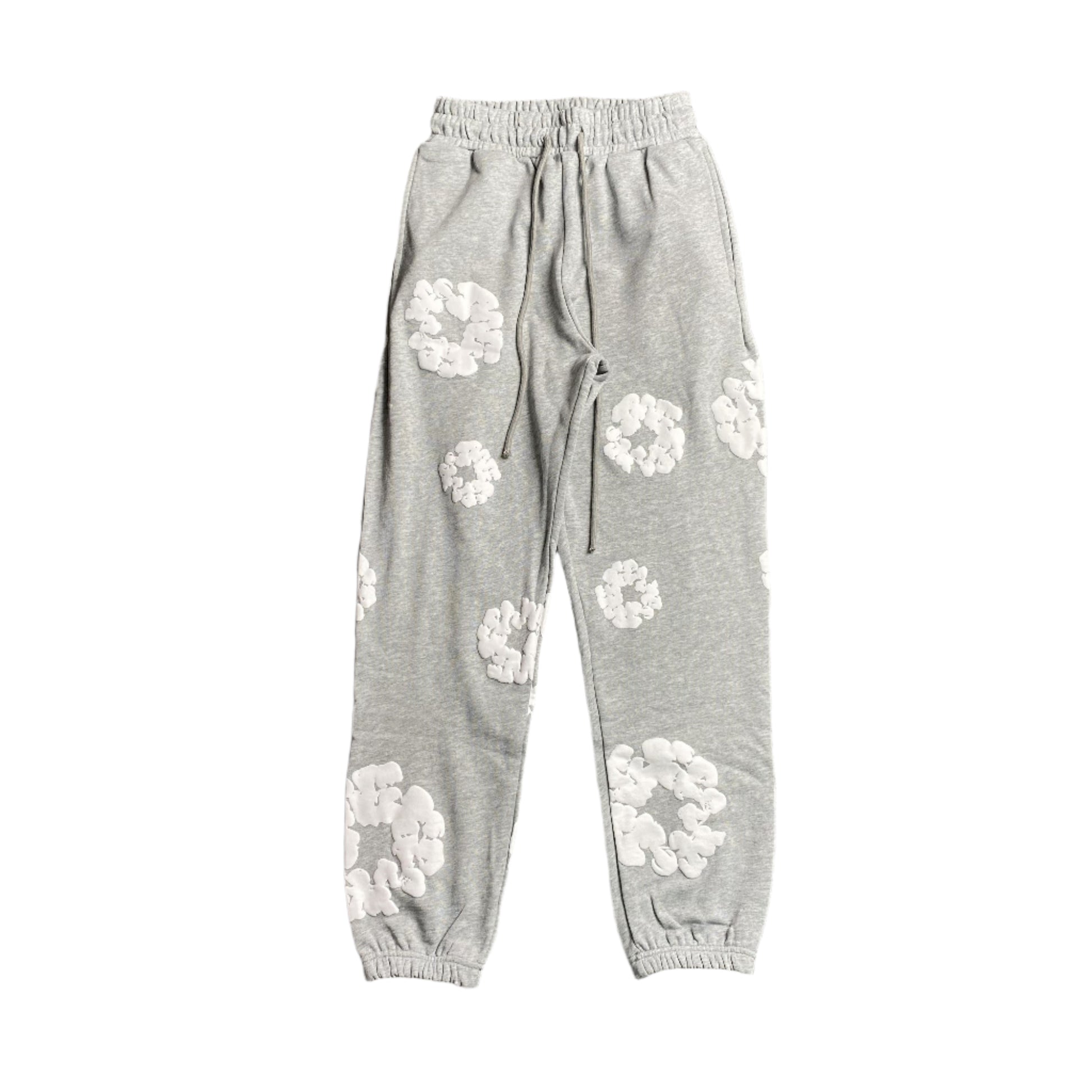DENIM TEARS COTTON WREATH SWEATPANTS GREY - Prime Reps