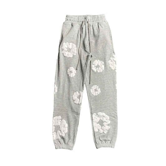 DENIM TEARS COTTON WREATH SWEATPANTS GREY - Prime Reps