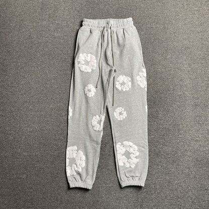 DENIM TEARS COTTON WREATH SWEATPANTS GREY - Prime Reps