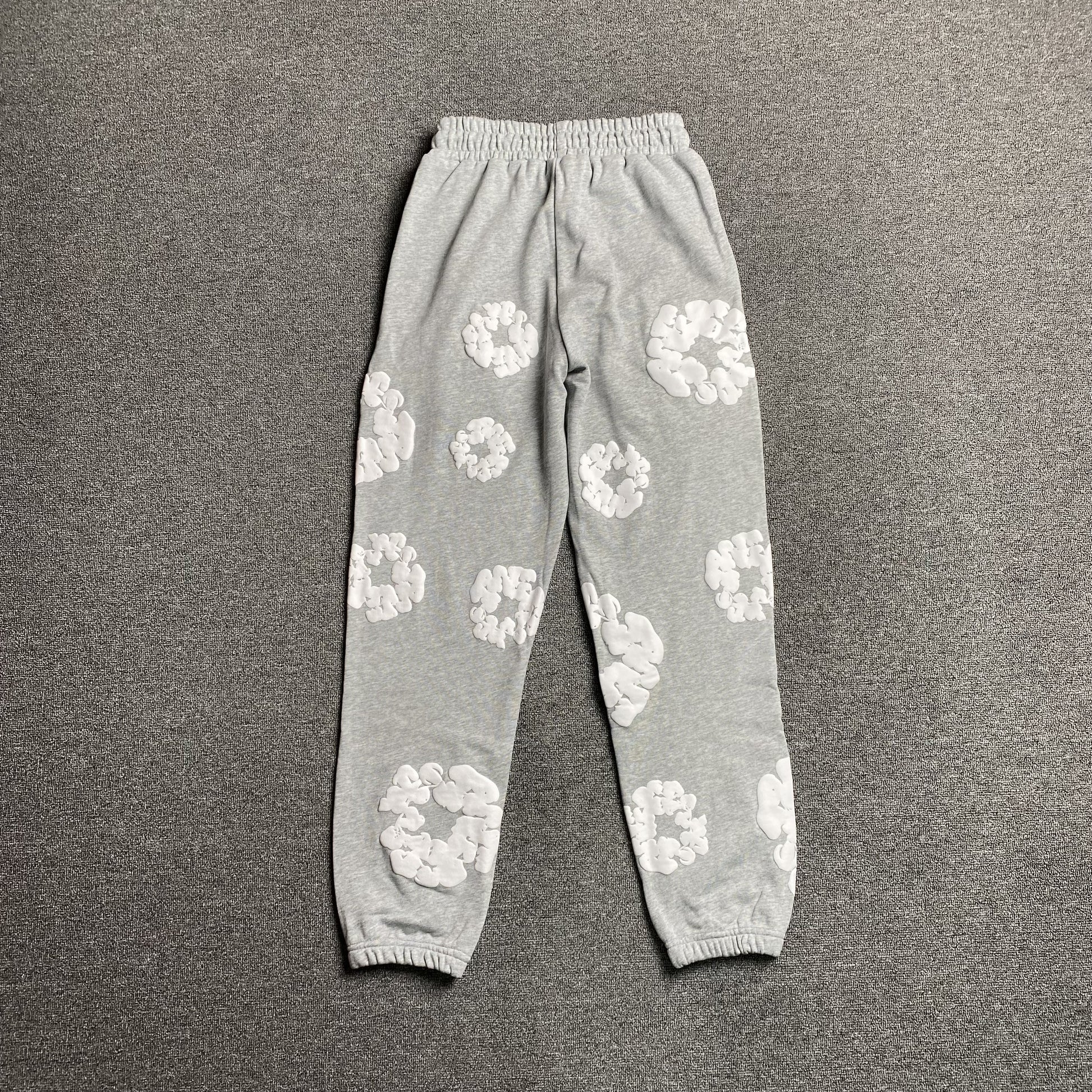 DENIM TEARS COTTON WREATH SWEATPANTS GREY - Prime Reps