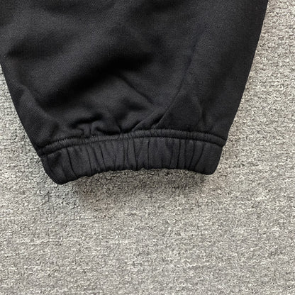 DENIM TEARS COTTON WREATH SWEATPANTS MONOCHROME BLACK - Prime Reps