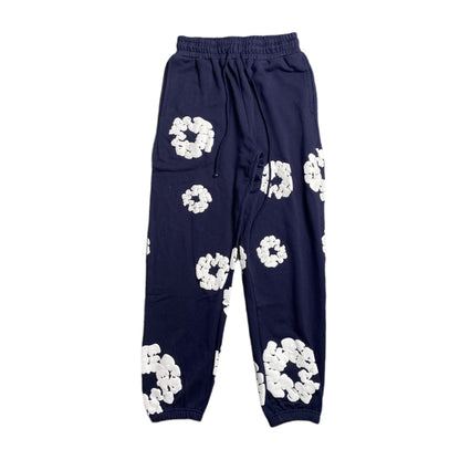 DENIM TEARS COTTON WREATH SWEATPANTS NAVY - Prime Reps
