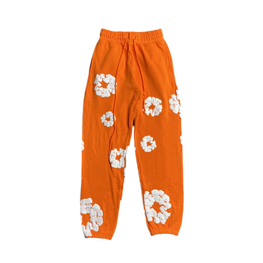 DENIM TEARS COTTON WREATH SWEATPANTS ORANGE - Prime Reps