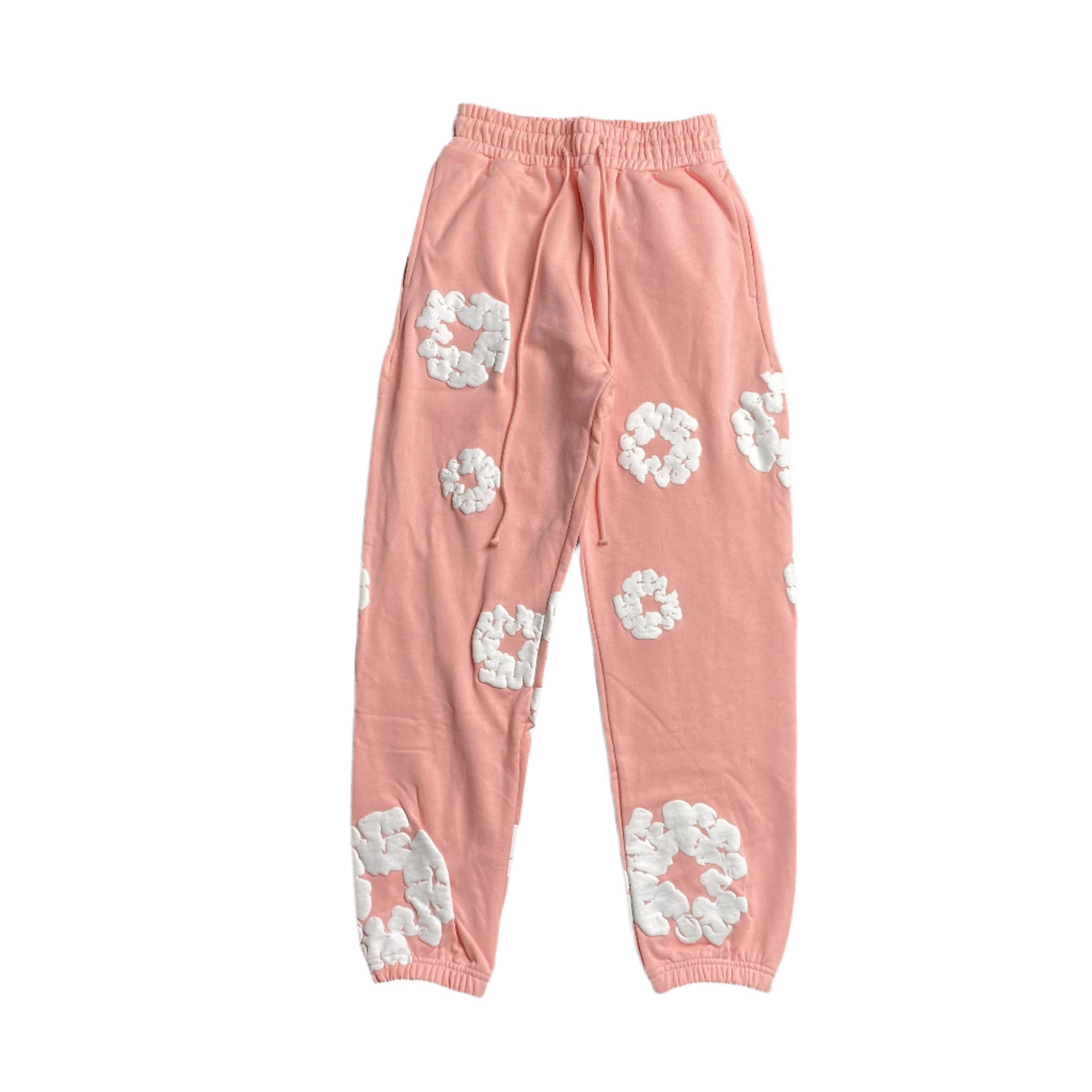 DENIM TEARS COTTON WREATH SWEATPANTS PEACH - Prime Reps