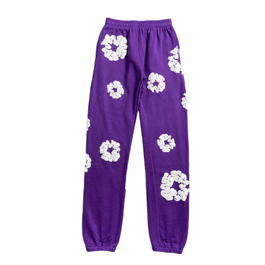 DENIM TEARS COTTON WREATH SWEATPANTS PURPLE - Prime Reps