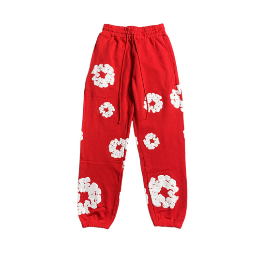 DENIM TEARS COTTON WREATH SWEATPANTS RED - Prime Reps
