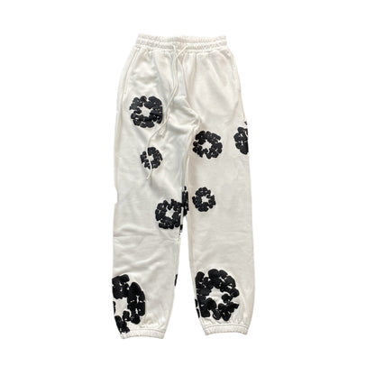DENIM TEARS COTTON WREATH SWEATPANTS WHITE - Prime Reps
