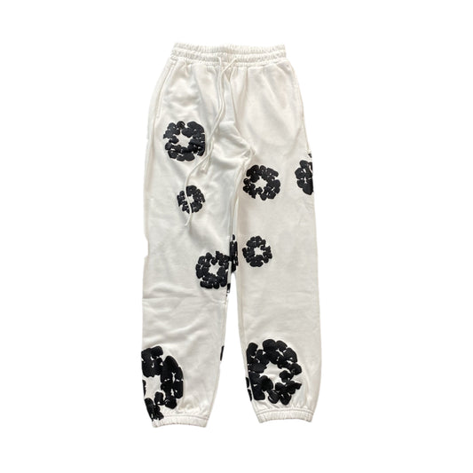 DENIM TEARS COTTON WREATH SWEATPANTS WHITE - Prime Reps