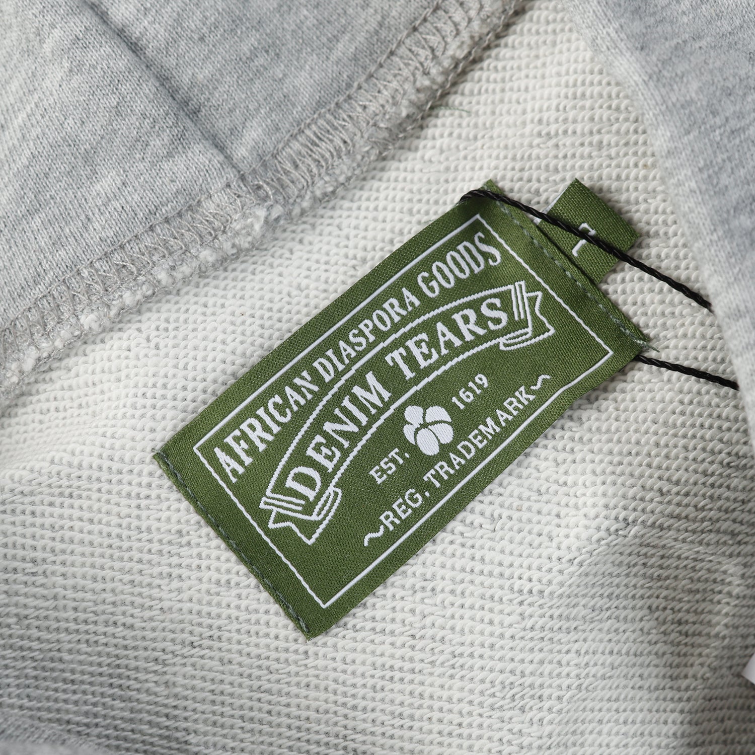 DENIM TEARS HOODIE GREY - Prime Reps