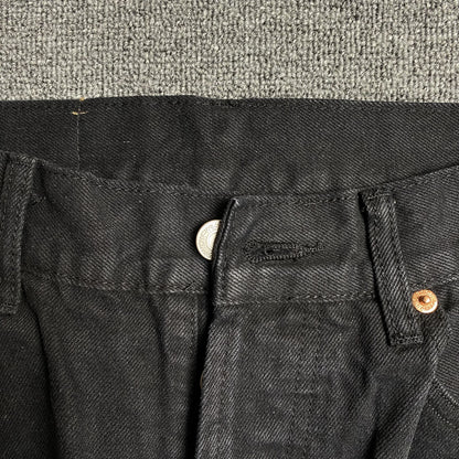 DENIM TEARS x LEVI'S COTTON WREATH JEANS BLACK - Prime Reps
