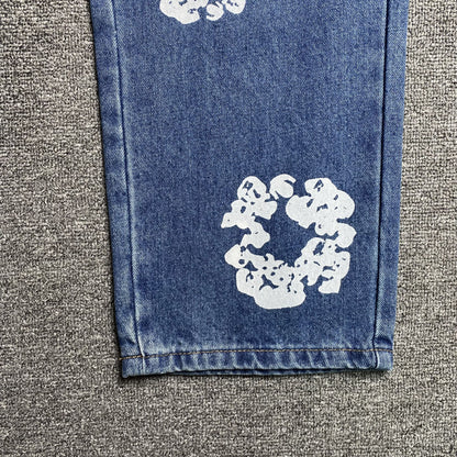 DENIM TEARS x LEVI'S COTTON WREATH JEANS BLUE - Prime Reps