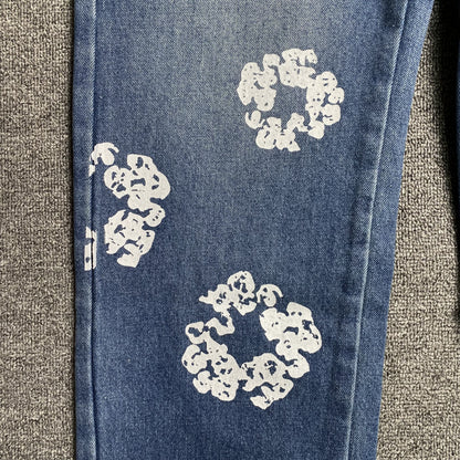 DENIM TEARS x LEVI'S COTTON WREATH JEANS BLUE - Prime Reps