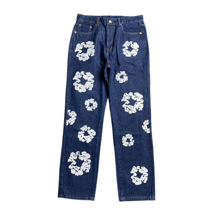 DENIM TEARS x LEVI'S COTTON WREATH JEANS DARK BLUE - Prime Reps