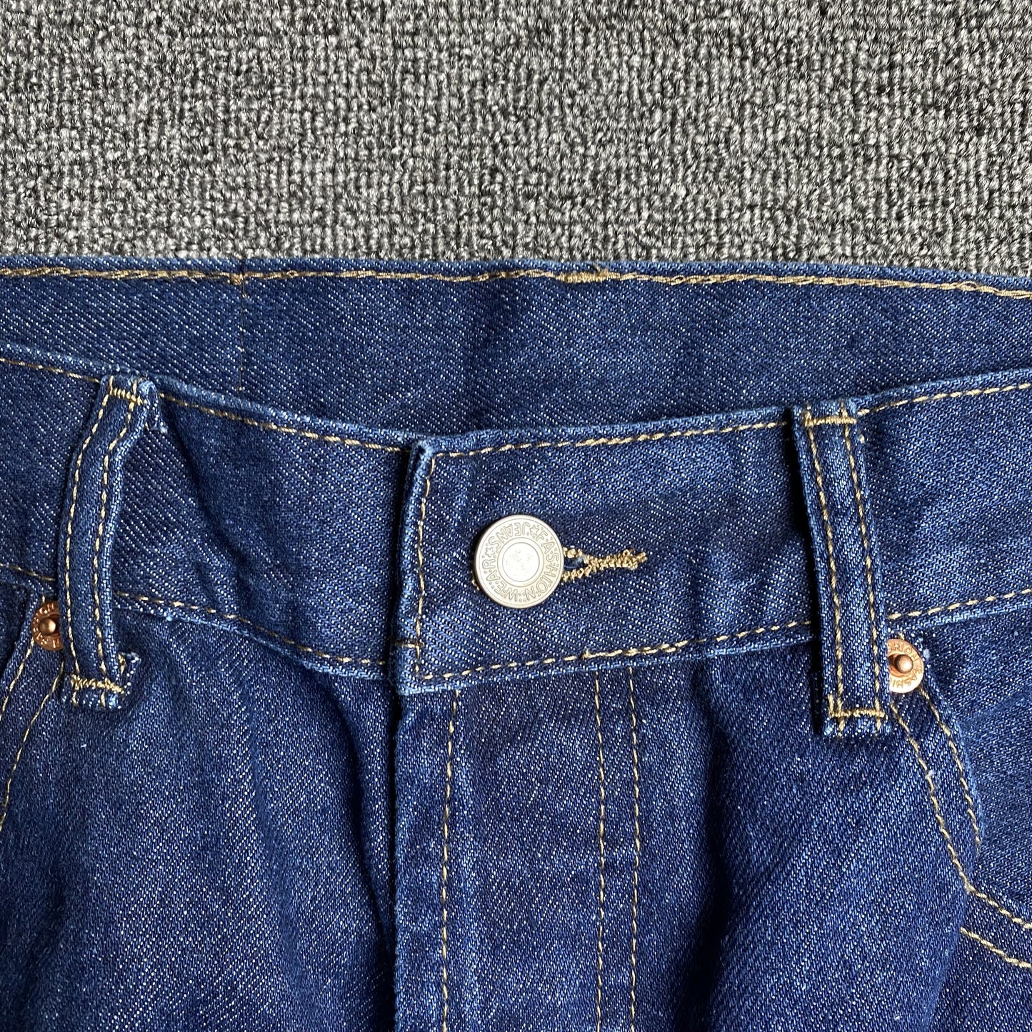 DENIM TEARS x LEVI'S COTTON WREATH JEANS DARK BLUE - Prime Reps