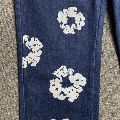 DENIM TEARS x LEVI'S COTTON WREATH JEANS DARK BLUE - Prime Reps