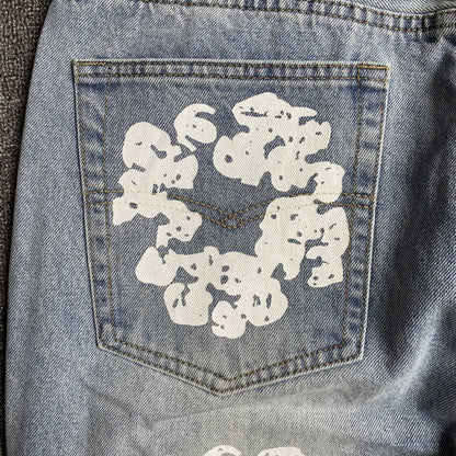DENIM TEARS x LEVI'S COTTON WREATH JEANS LIGHT WASH - Prime Reps