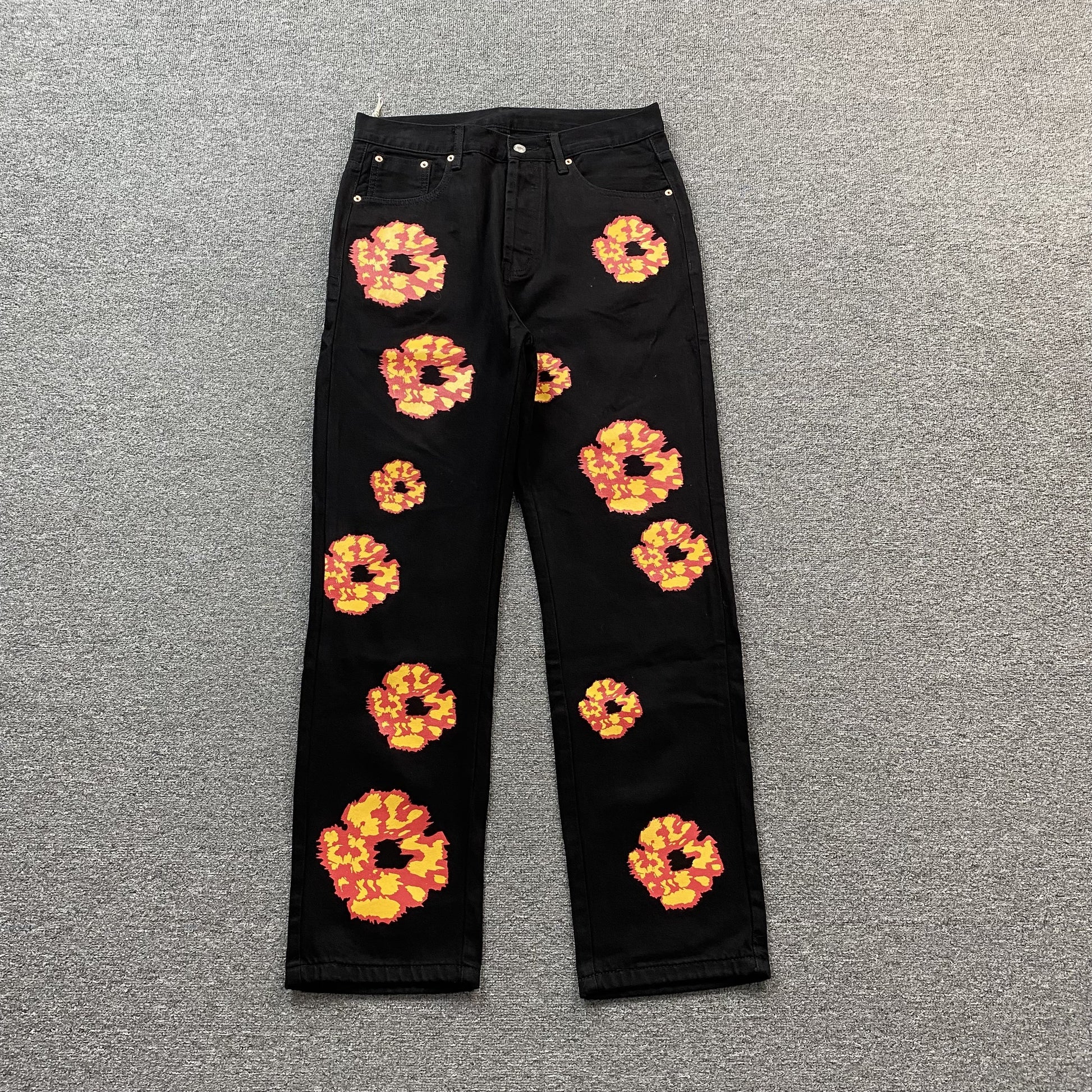 DENIM TEARS x OFFSET JEANS BLACK - Prime Reps