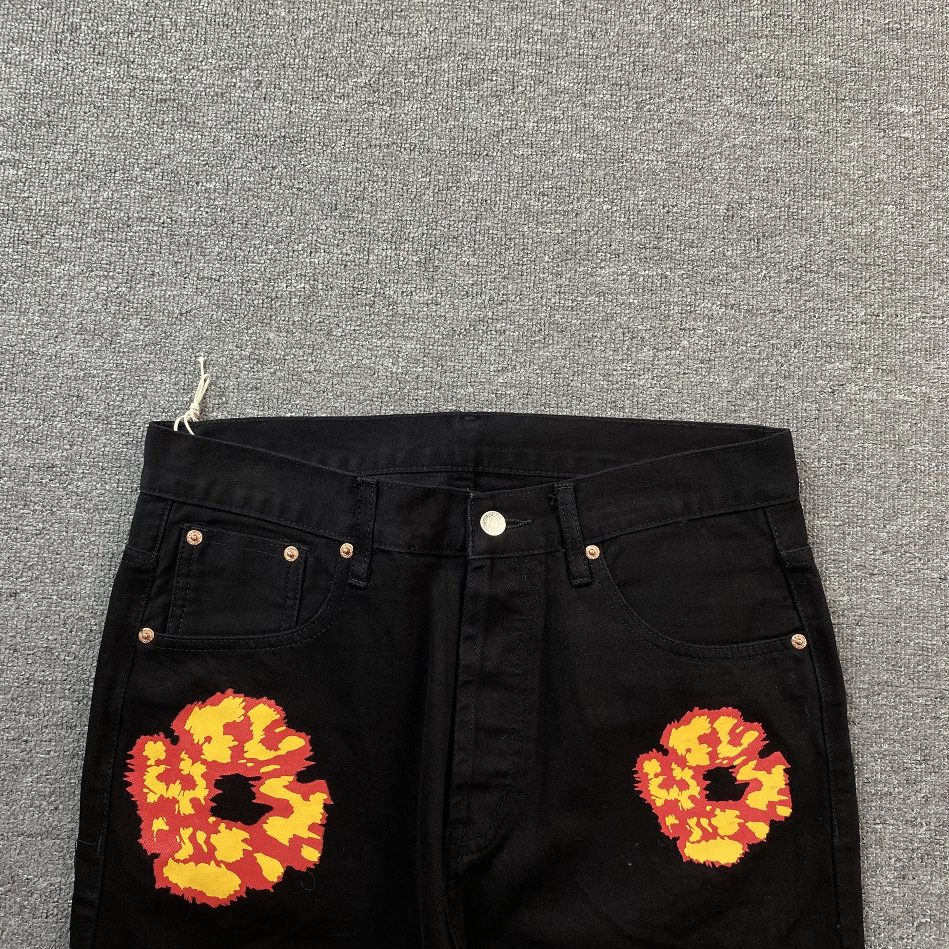 DENIM TEARS x OFFSET JEANS BLACK - Prime Reps