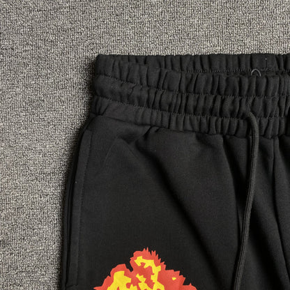 DENIM TEARS x OFFSET WREATH SWEATPANTS BLACK - Prime Reps