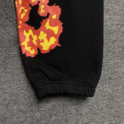 DENIM TEARS x OFFSET WREATH SWEATPANTS BLACK - Prime Reps