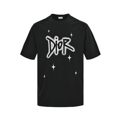 DIOR STAR GRAPHIC T-SHIRT BLACK - Prime Reps