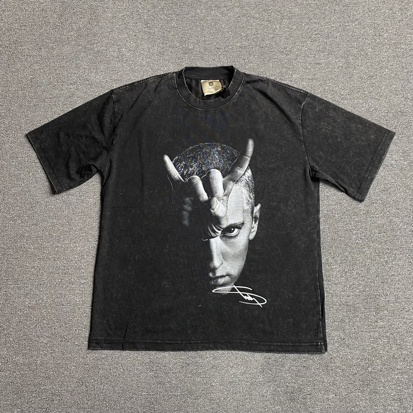 EMINEM VINTAGE GRAPHIC TEE DARK GREY - Prime Reps