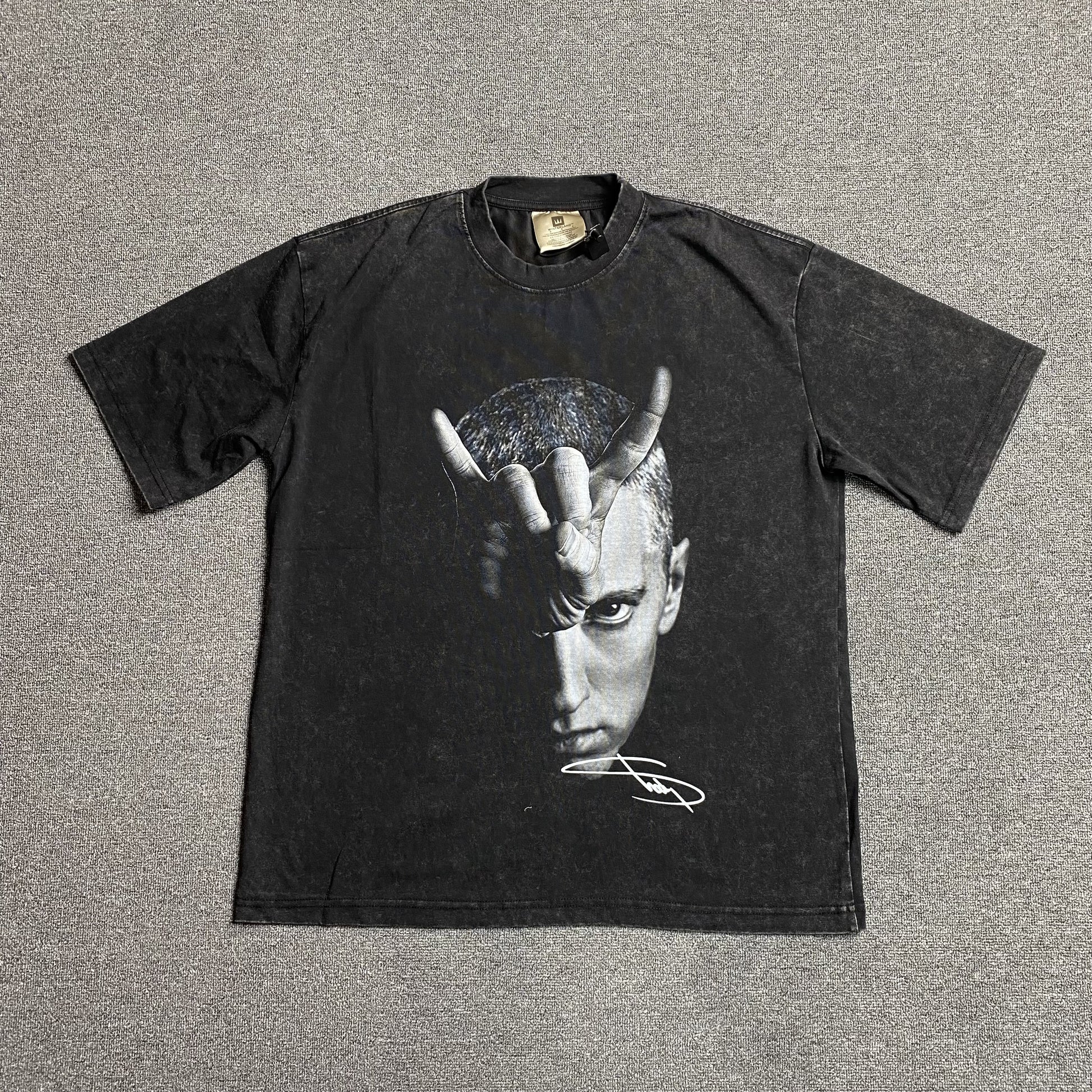 EMINEM VINTAGE GRAPHIC TEE DARK GREY - Prime Reps